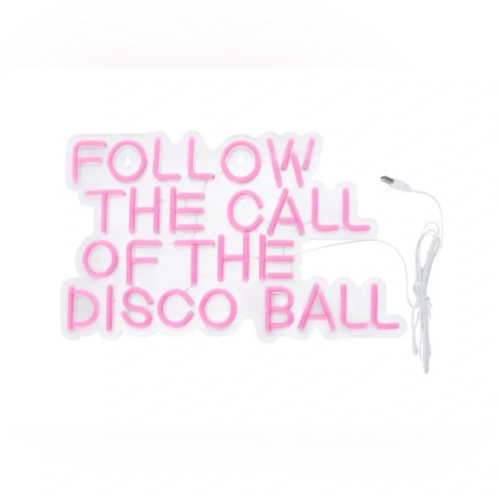 Pink Neon Party Sign - Picture 2 of 6